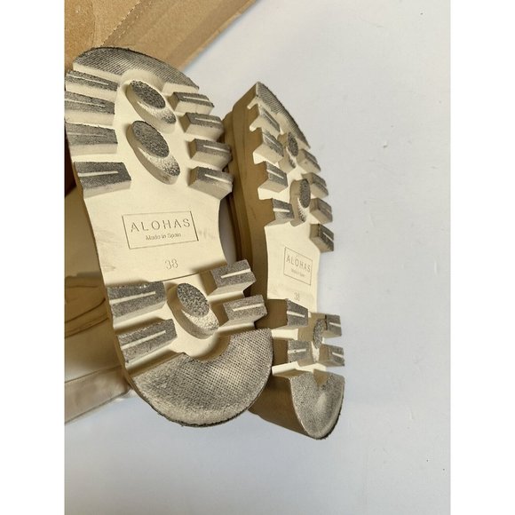 ALOHAS All Rounder Boots Cream Rubber Chunky - Picture 11 of 11